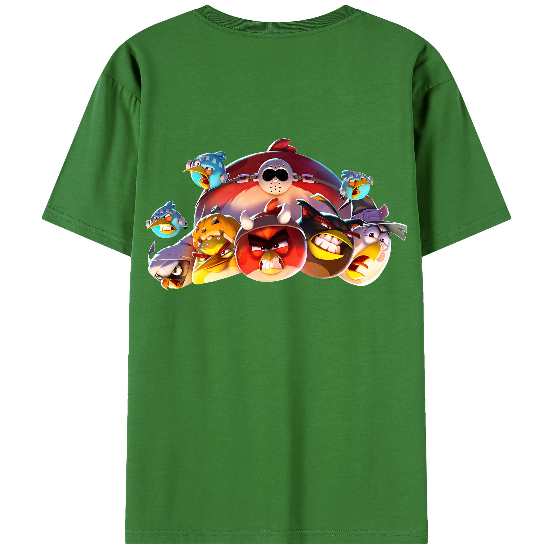 （画像用） Angry Birds アングリーバード レディース半袖Tシャツ(バックプリント)